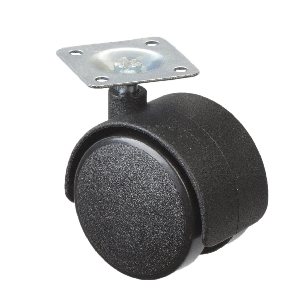 Колесо 40мм поворотное с фланцем