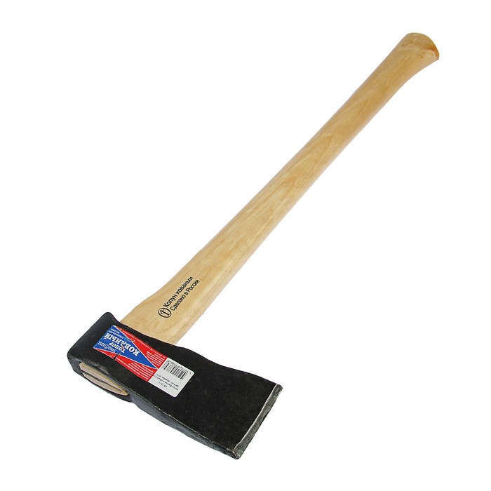 Топор-колун с деревянной ручкой 2,2кг (1,7кг)