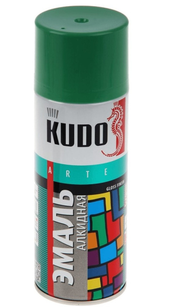 Краска-спрей  зеленая (12)