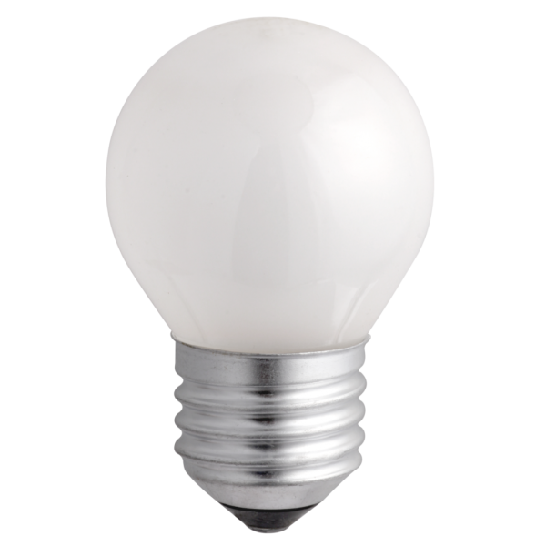 Лампа накаливания шарик 40W E27 (матовая)
