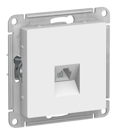 Розетка телефонная ATLASDESIGN  RJ11 (белая)