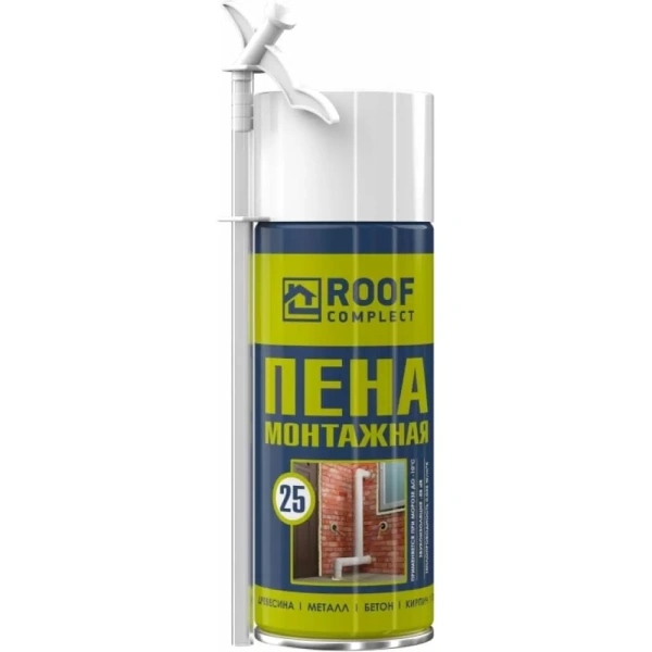 Пена монтажная бытовая  340 ml (маленькая)