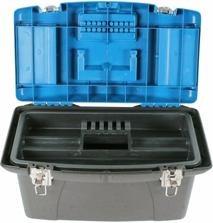 Ящик для инструмента "Практик", 410 мм. с мет. зам