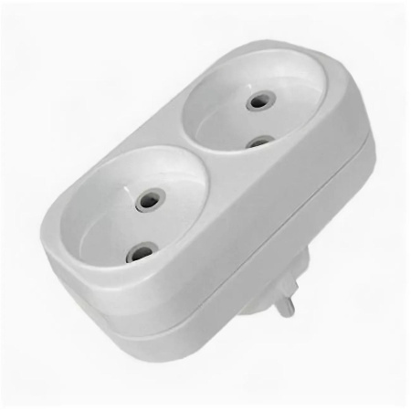 Разветвитель 2 - розет. (линейный, 6А)