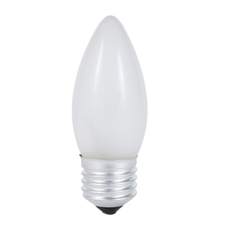 Лампа накаливания свеча 40W E27 (матовая)