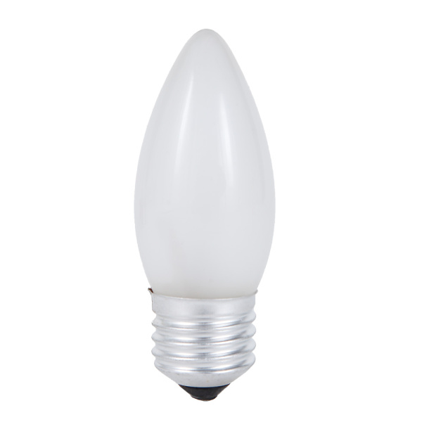 Лампа накаливания свеча 40W E27 (матовая)