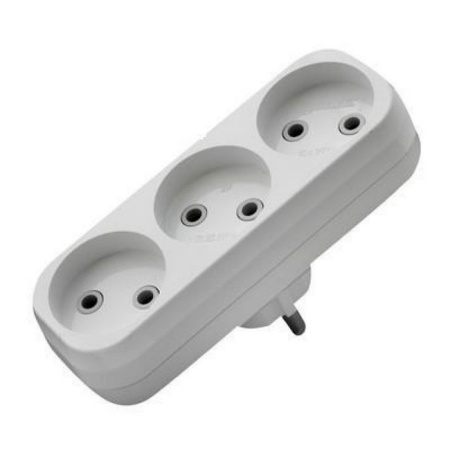 Разветвитель 3 - розет. (линейный, 6А)