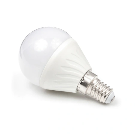 Лампа сд/матовая шарик E14 7W (4200 К, белая)