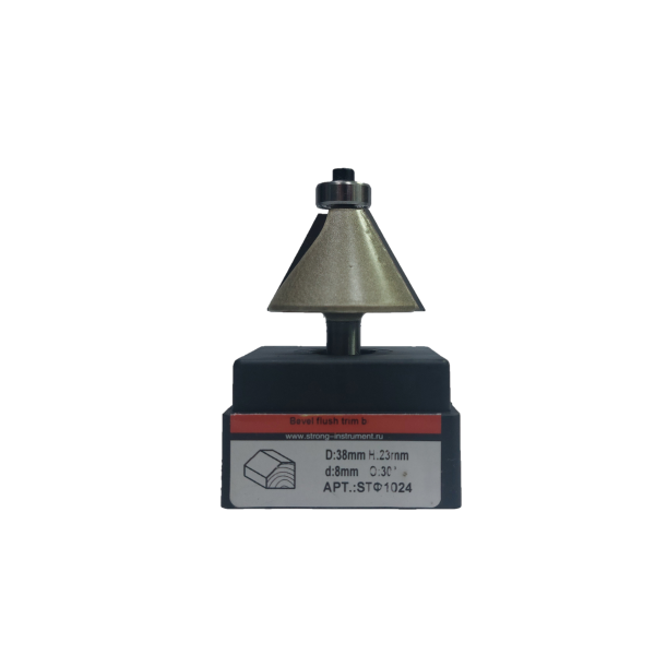 Фреза кромочная конусная STF 1024  08 х 38 х 23