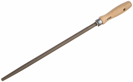Рашпиль круглый с деревянной рукой 200 мм.