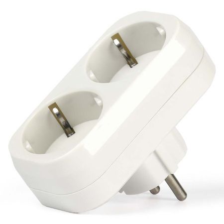 Разветвитель 2 - розет/заземл. (линейный, 16А)