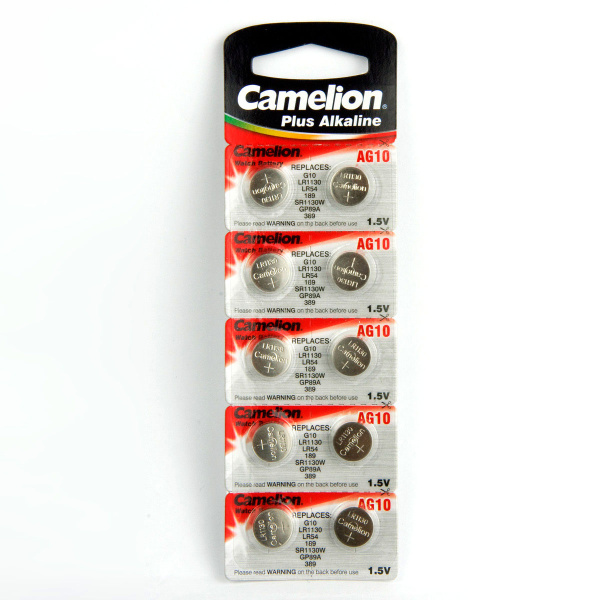 Эл. питания Camelion G10(389; LR1130) (часовая)