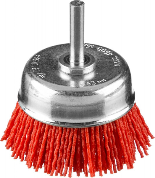 Корщетка - чашка , нейлон  для дрели 050 мм.